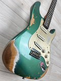 Fender Custom Shop Limited Edition Heavy Relic 59' Roasted Strat - Aged Sherwood Green Metallic