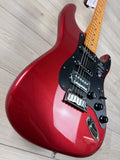 Fender American Ultra II Stratocaster HSS Electric Guitar - Sinister Red, Maple Fingerboard