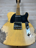 Fender Custom Shop 52 Telecaster Heavy Relic Aged Nocaster Blonde #R127108