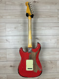 Fender Michael Landau Signature 1963 Stratocaster Round-Laminated Rosewood, Fiesta Red over 3-Color Sunburst