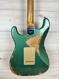 Fender Custom Shop Limited Edition Heavy Relic 59' Roasted Strat - Aged Sherwood Green Metallic