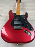 Fender American Ultra II Stratocaster HSS Electric Guitar - Sinister Red, Maple Fingerboard