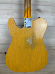 Fender Custom Shop Limited Edition CuNiFe Tele Heavy Relic Aged Butterscotch Blonde - CZ575954