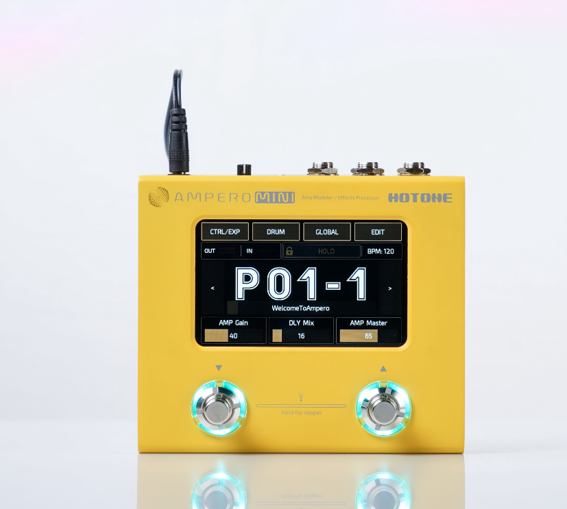 Hotone Ampero Mini Guitar Amp Modeler & Effects Processor Pedal Hotone Ampero Mini Guitar Amp Modeler & Effects Processor Pedal