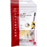 Nanoblock - Miniature Electric Guitar Yellow, Collection Series Building Block Kit