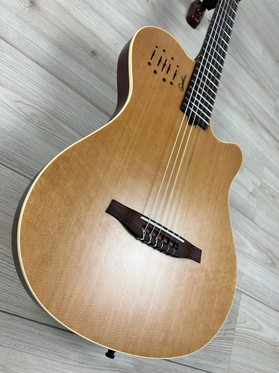 Godin 041756 MultiAc Nylon Grand Concert Encore Acoustic Electric Guitar –  Natural