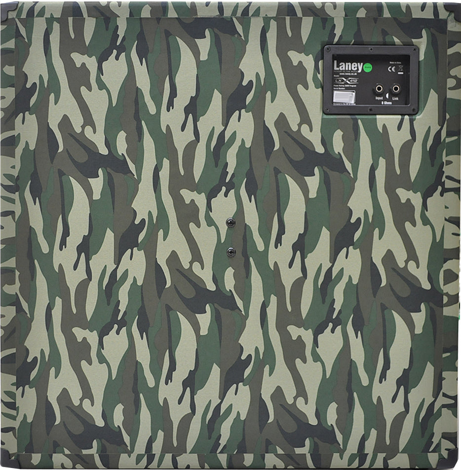 Laney LX 412 CAMO Straight Guitar Amplifier Cabinet, 200 Watts RMS