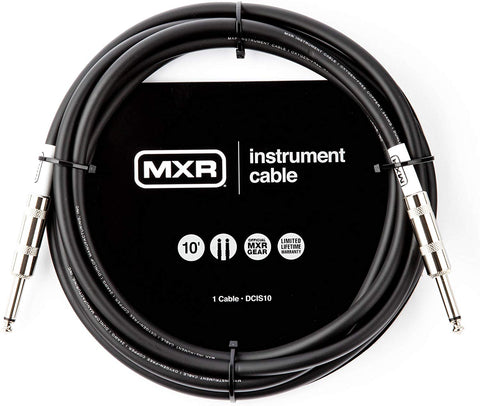 MXR DCIS10 Standard Instrument Cable - 10ft Straight/Straight - CBN Music Warehouse
