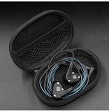 KZ Portable Oval Case for in ear Earphone (Black)