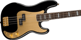 Squier 40th Anniversary Precision Bass Gold Edition, Gold Anodized Pickguard, Black