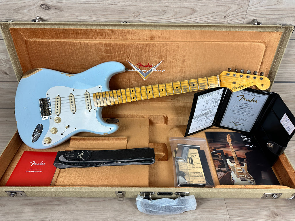 Fender CS TBC 1956 Sonic Blue NOS