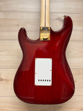 Fender Richie Kotzen Signature Stratocaster Electric Guitar, Transparent Red Burst