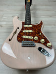 Fender Limited Edition American Professional II Stratocaster Thinline, Transparent Shell Pink