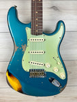 Fender Custom Shop 1961 Stratocaster Heavy Relic Aged Ocean Turquoise over 3-Color Sunburst
