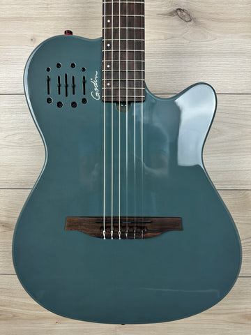 Godin Multiac Mundial Nylon Acoustic-electric Guitar - Arctik Blue - NEW!