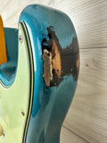 Fender Custom Shop 1961 Stratocaster Heavy Relic Aged Ocean Turquoise over 3-Color Sunburst