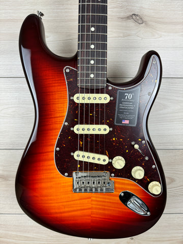 Fender 70th Anniversary American Professional II Stratocaster Rosewood Fingerboard, Comet Burst