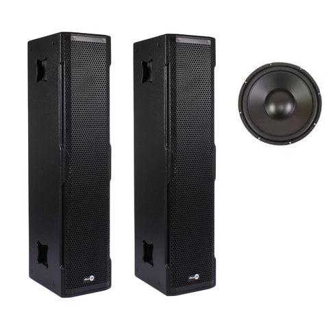 MJ Audio BW13-08A Pair of speakers