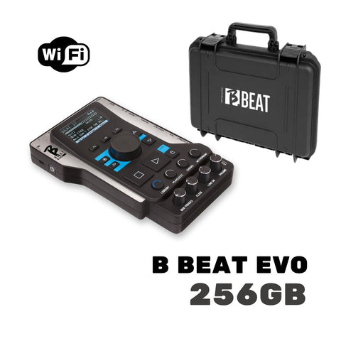 M-Live B Beat EVO 256GB Multitrack Audio and Video Player with Hard Case