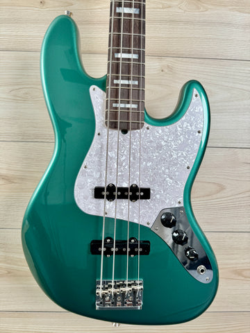 Fender Adam Clayton Jazz Bass Rosewood Fingerboard, Sherwood Green Metallic