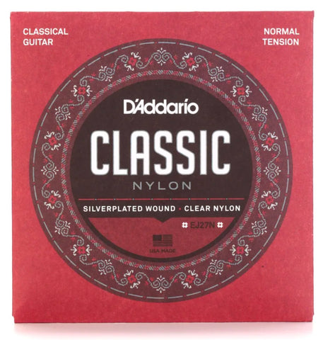 D'Addario EJ27N Nylon Core Classical Guitar Strings - Normal Tension