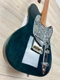 Godin Stadium Pro Electric Guitar - Pacifik Blue with Maple Fretboard