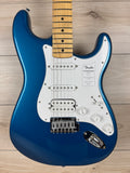 NEW! Fender Standard Stratocaster HSS Electric Guitar, Aqua Marine Metallic