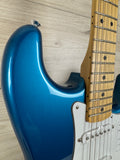 NEW! Fender Standard Stratocaster HSS Electric Guitar, Aqua Marine Metallic