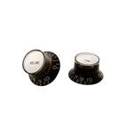 Gibson top hat knobs w/ silver metal insert