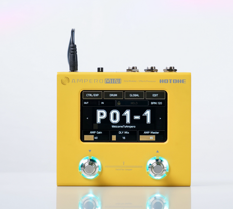 Hotone Ampero Mini Guitar Amp Modeler & Effects Processor Pedal Hotone Ampero Mini Guitar Amp Modeler & Effects Processor Pedal