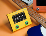 Hotone Ampero Mini Guitar Amp Modeler & Effects Processor Pedal, Mustard
