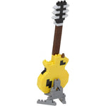 Nanoblock - Miniature Electric Guitar Yellow, Collection Series Building Block Kit