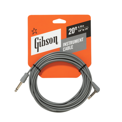 Gibson Guitars Vintage Original Instrument Cable, Straight to Right Angle, 20ft