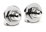 Fender Strap Locks and Buttons Set - Chrome - CBN Music Warehouse