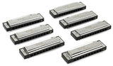 Fender Blues Deluxe Harmonica - Pack of 7, with Case - CBN Music Warehouse