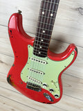 Fender Michael Landau Signature 1963 Stratocaster Fiesta Red over 3-Color Sunburst