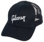 Gibson Black Trucker Snapback Hat - One Size fits all - CBN Music Warehouse