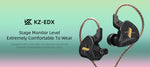 KZ EDX HiFi in Ear Earphone Monitor Bass Earbuds Sport Headset (Without mic, Black)