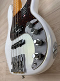 Fender American Ultra Precision Bass Maple Fingerboard, Arctic Pearl