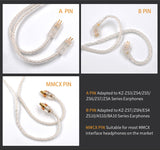 KZ Lightning Cable Plug compatible with apple devices - Replacement cable Type "B" for KZ In-Ear Compatible models