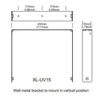 FBT XL-UV15 U bracket vertical wall mount for X-LITE 15A - CBN Music Warehouse