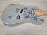 Fender Brad Paisley Road Worn Telecaster - Silver Sparkle