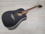 Eko NXT Series Dreadnought Cutaway Acoustic Electric Guitar - Black