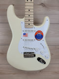 Fender Eric Clapton Stratocaster Electric Guitar - Olympic White with Maple Fingerboard