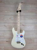 Fender Eric Clapton Stratocaster Electric Guitar - Olympic White with Maple Fingerboard