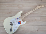 Fender Eric Clapton Stratocaster Electric Guitar - Olympic White with Maple Fingerboard