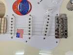 Fender Eric Clapton Stratocaster Electric Guitar - Olympic White with Maple Fingerboard