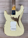 Fender Custom Shop 1967 Stratocaster Heavy Relic Electric Guitar Aged Vintage White