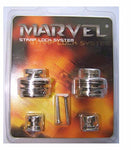 Marvel Strap Lock System for Guitar Strap (pair) - Chrome - CBN Music Warehouse