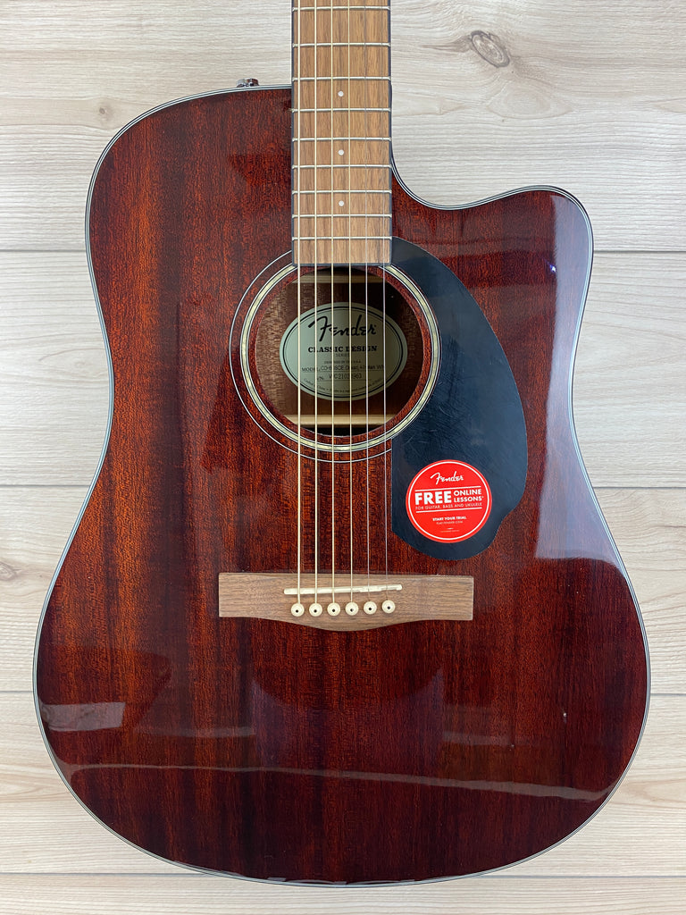 OPEN BOX - Fender CD-60SCE Dreadnought Acoustic-Electric Guitar